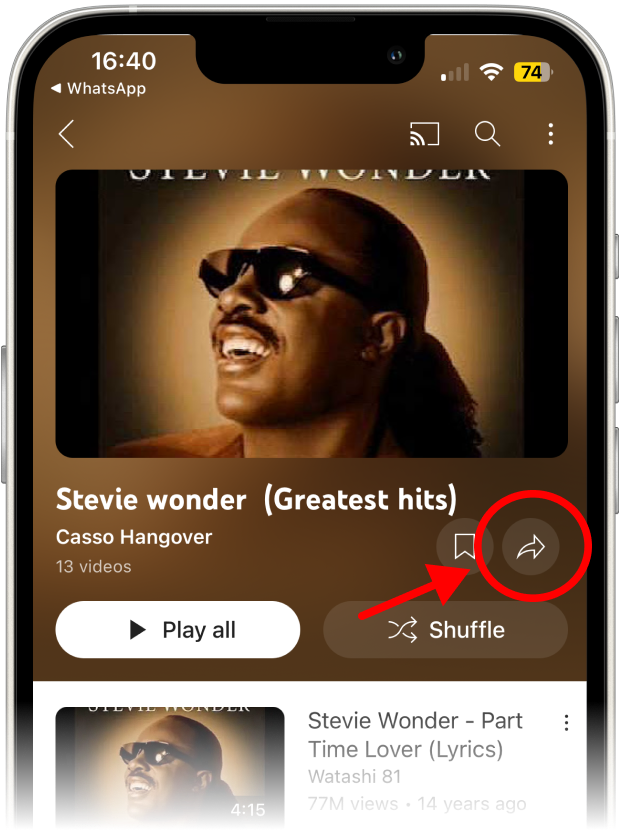 How to share YouTube playlist across all music platforms